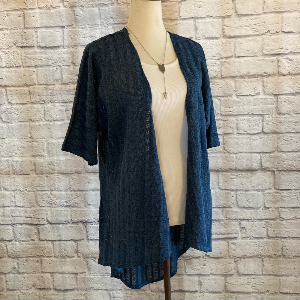 💙LULAROE • “Lindsay” Open Kimono Cardigan (fits S-XL)